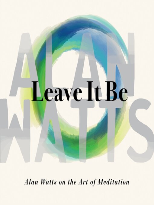 Cover image for Leave It Be